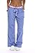 24000PCEIL-26-S Just Love Women's Ceil Scrub Pants / Scrubs,Ceil Blue Utility Pant With Chevron Print,Small
