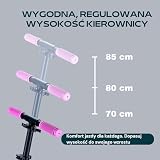 Bergen hulajnoga Sonic - składana, aluminium, koła PU 145 mm, amortyzator, hamulec tylny, 3-stopniowa regulacja wysokości, od 5 lat, lekka, Dodatkowa naklejka na podest