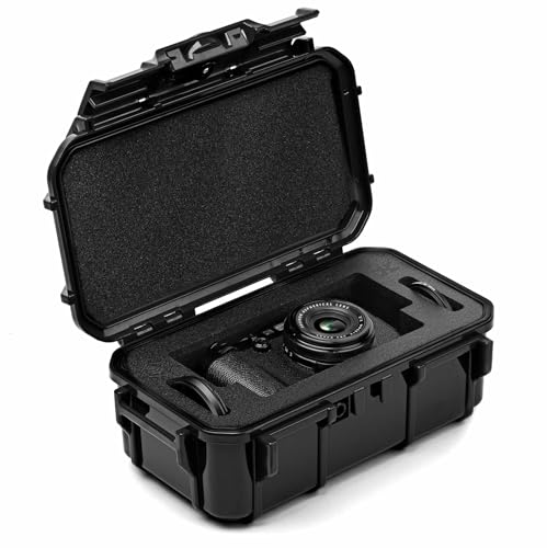 Evergreen X FujiXWeekly – Protective Case for Fujifilm X100 Series | Compatible with X100VI, X100V, X100F, X100T, X100 | Custom Insert for Battery, SD Card, Filters, Exclusive Film Recipe (Black)