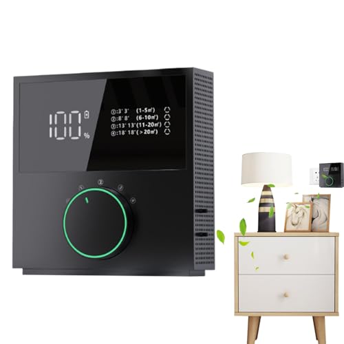 Luftreiniger für Haus und Haustiere, 3 Geschwindigkeiten, intelligente und leise Geräte mit LED-Display – Luftreiniger für Haustiere – für Bürozimmer Badezimmer Hotel Clini