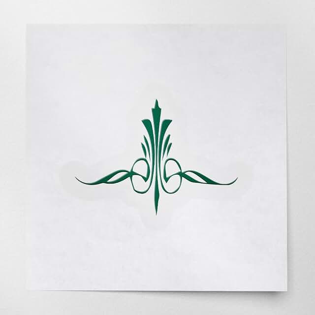 Lily Pinstripes Green Decals