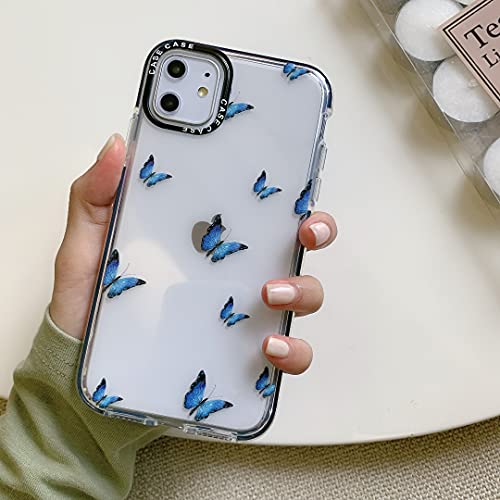 EYZUTAK Coque de téléphone pour iPhone 7, iPhone 8, iPhone SE 2020, motif papillon Cover