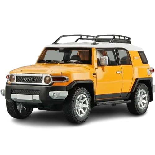 Image of Alokik Enterprise 1:24 Toyota FJ Cruiser Diecast Metal Pull Back Car with 6 Openable Doors with Sound and Light Toy Decoration car Best Gift Toys for Kids 【Color As Per Stock 】