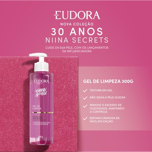 EUDORA NIINA SKIN GEL LIMPEZA FACIAL 300g