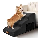 Masthome Escalier pour Chiens et Chats 3 Marches, Pente Douce Protège...