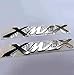 2 unids 3D Resina Gel Emblema Fender tangero Logotipo de la calcomanía Pegatinas para Yamaha x-MAX Xmax 125 250 400 Decoración de la Motocicleta Decoración de Motos (Color : 3)