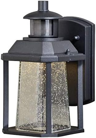 VAXCEL Freeport Bronze LED Motion Sensor Dusk to Dawn Outdoor Wall Light