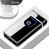Material y paquete de regalo ▶ todo de aleación de zinc metálico, cuerpo pequeño y compacto, la mano se siente mucho mejor que los encendedores de plástico tradicionales; ¡con una elegante caja de regalo, para que no tenga que preocuparse por envolverlo! La idea de regalo perfecta para amigos, cumpleaños, amantes, familiares y más.