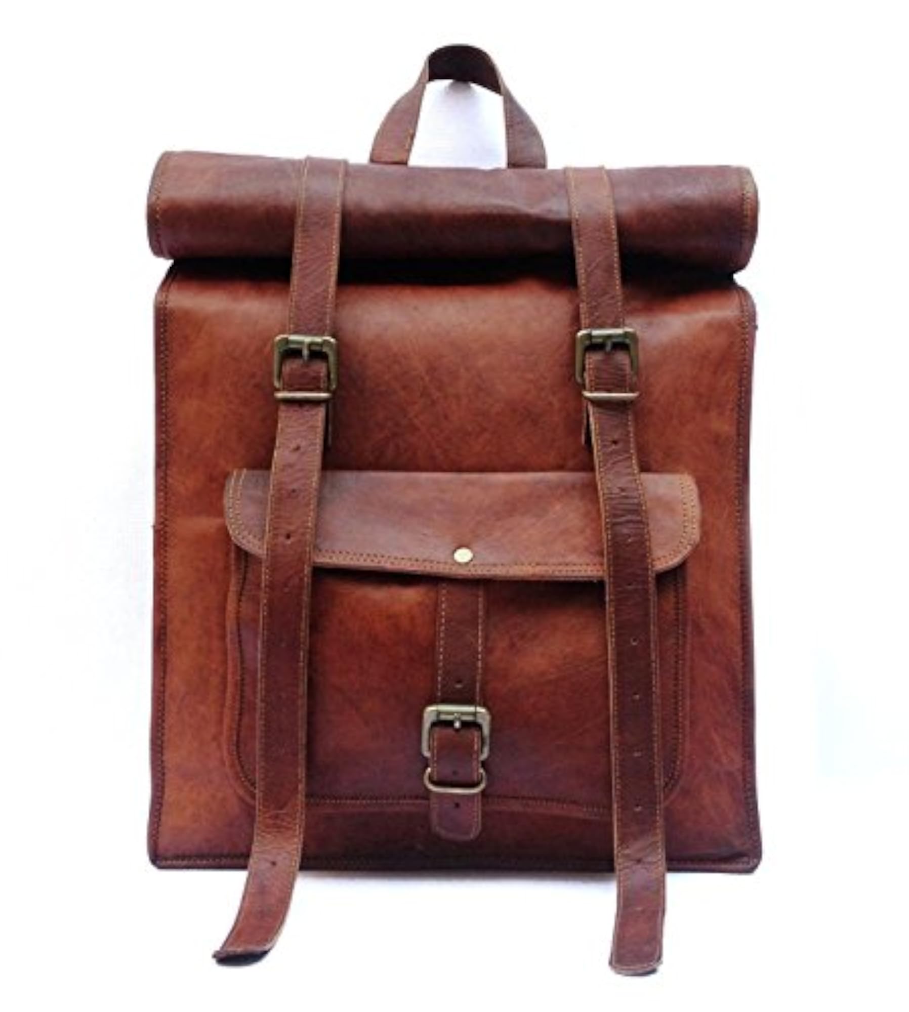 Leather Ruskpack Satchel/Messenger/Backpack