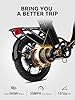 Qlife 16" Folding Electric Bike with Peak 500W 20 MPH Brushless Motor, 280Wh Removable Battery, 16X2.5 Tire Step Through Mini Commuting Electric Bikes Gift for Adults & Teens, Black #1