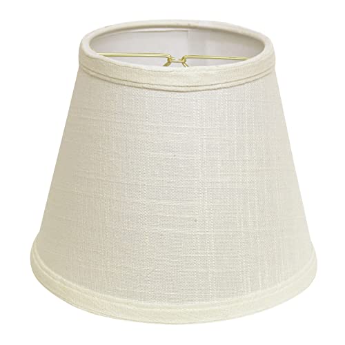 Slant Empire Hardback Lampshade With Bulb Clip, White #TOP2