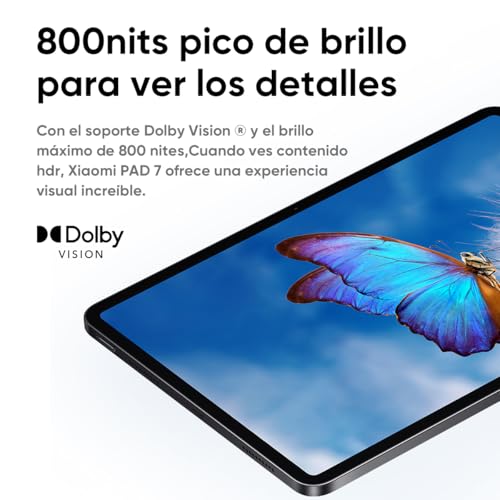 Image of XIAOMI Pad 7 Ai WiFi Version Global (No Calls or Text) 11.2 inches 3.2K 144Hz 8850mAh Bluetooth 5.4 Four Speakers 13 Mp Model 2410CRP4CG (Gray, 256GB + 12GB)