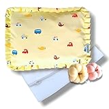 SAMSPIRE Refillable 100% Cotton Mustard Seed Rai Pillow Cover, Only Pillow Cover Without Mustard Seeds, with Outer and Inner Zipper Cover (Yellow CAR Cover)