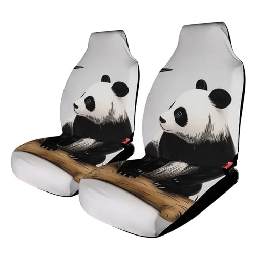 Housse de siège de voiture panda idéale pour vos trajets en famille et vacances