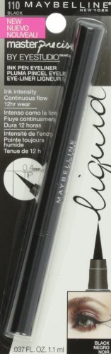 Maybelline New York Eye Studio Master Precise Eyeliner Líquido No.110 Negro miniatura 2