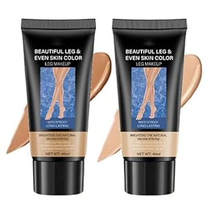 Wasserfestes Bein-Make-up ohne Übertragung,Tattoo Abdecken Wasserfest,Body Coverage Perfector,Bein Make Up Wasserfest,Make-up zum Abdecken von Narben an Beinen und Körper (#2 + #3, 40g)