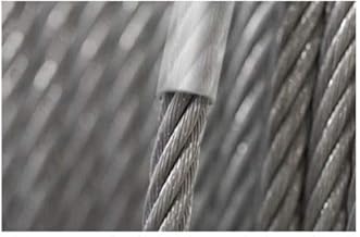 2 3 4 5 6 7 8 10mm Steel Clear PVC Plastic Coated Wire Rope Boat Galvanised Zinc (Diameter: 6mm, Length: 10m)