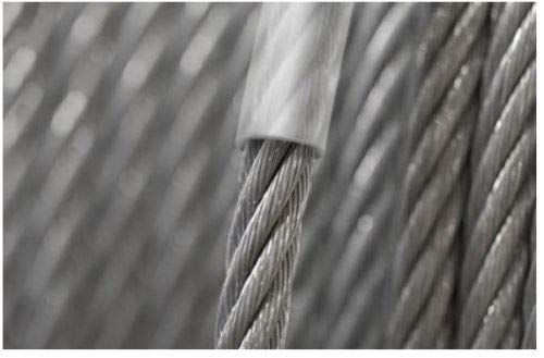 Image of 2 3 4 5 6 7 8 10mm Steel Clear PVC Plastic Coated Wire Rope Boat Galvanised Zinc (Diameter: 6mm, Length: 10m)