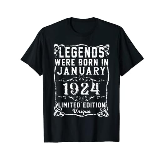 Cumpleaños Enero 1924 Edición Limitada Regalo January 1924 Camiseta