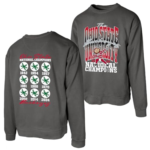 Sudadera Ohio State Buckeyes Negro Hombre XXL Cuello Redondo 2024