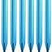 Menolana 10 Pieces Tent Stakes Ground Pegs Heavy Duty Aluminum Alloy with Storage Bag Tent Pegs with Reflective Pull Ropes for Camping, Blue