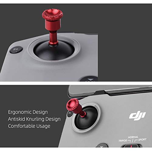 Ajcoflt Substituição para MAVIC AIR 2 Controle Remoto 2 PCS Joystick em Liga de Alumínio