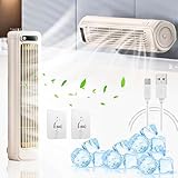 【3D Umwälzung Wind Luftkühler】Mit einem 2000-mAh-Akku im Bau, ermöglicht Ihnen der Outfany Cooling Ace stundenlange Kühlung, sodass Sie bequem und frisch bleiben, selbst bei Stromausfällen.