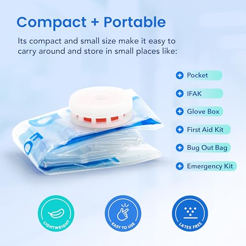 Image of CPR Face Shield Masks First-Aid Kit Trauma Essential Case of 2000