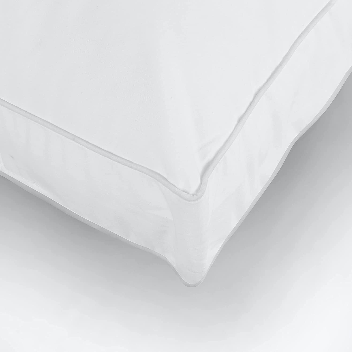 Utopia Bedding Gusseted Pillow (2-Pack) Premium Quality Bed Pillows - Side Back Sleepers - White Gusset - King - 18 x 36 Inches : Home & Kitchen