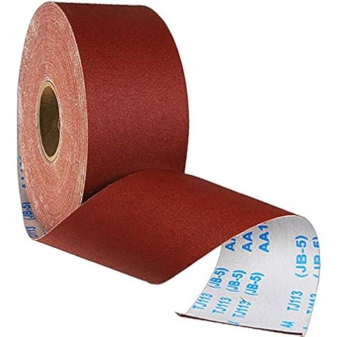 180 Grit Sandpaper Roll Abrasive Sanding Roll Polishing Tools 5m x 100mm Cover