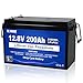 Produktbild DCHOUSE 12V 200Ah LiFePO4 Batterie,verbessertes 200A BMS, Tieftemperaturschutz,4000 Zyklen Deep Cycle Lithiumbatterie, perfekt für Wohnmobile,Solaranlagen,Marine,Wohnwagen, netzunabhängige Anwendungen