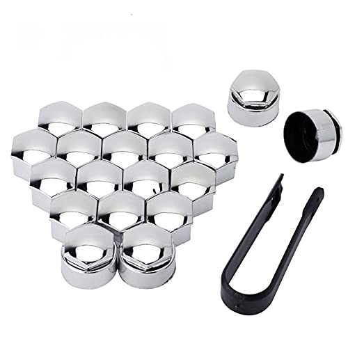 JINYISI 20 Pieces 17 mm /19 mm/ 21 mm Wheel nut Bolt Head caps,for SsangYong Kyron Musso Rexton Tivoli Actyon Korando