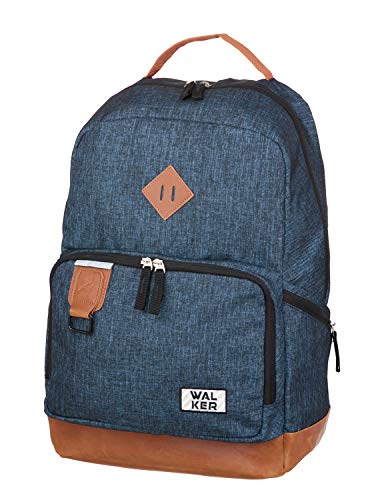 Preisvergleich Produktbild Schneiders Vienna Concept mit 2 Reißverschlussfächern Schulrucksack, 28 Liter, Blau