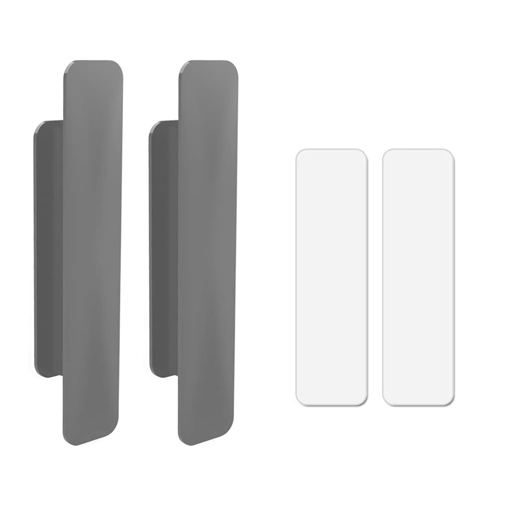 Tiradores autoadhesivos rectangulares para puertas correderas y cristales, 2 uds