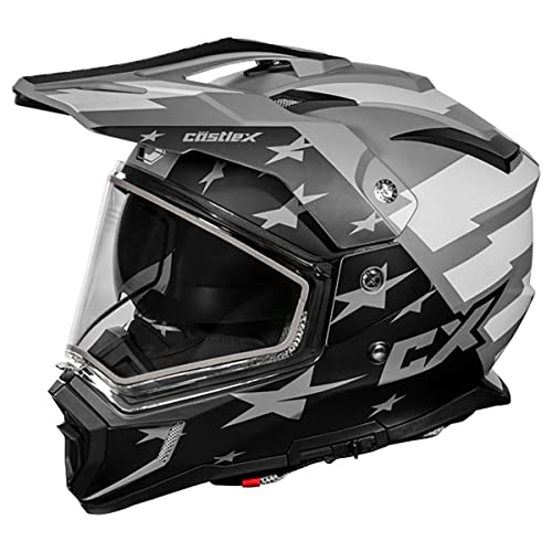 Castle X CX200 Liberty Dual Sport Snow Helmet (Matte Charcoal - X-Large)