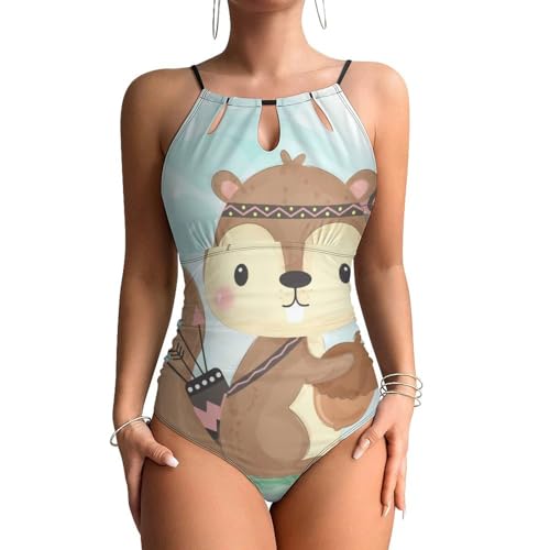 Maillots de bain une pièce femme gainant avec effet ventre plat pour la piscine