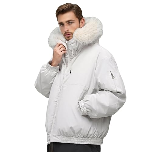 Veste d'hiver chaude homme contre le froid et vent polaire