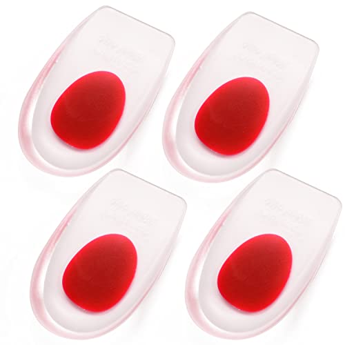 かかと クッション インソール かかと 2足セット 4枚入り メンズ:25.0~28.0cm/レディース:22.5~24.5cm