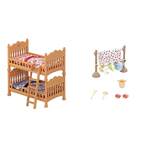 シルバニアファミリー大容量セット エポック社 シルバニアファミリー 二段ベッドセット カ-317