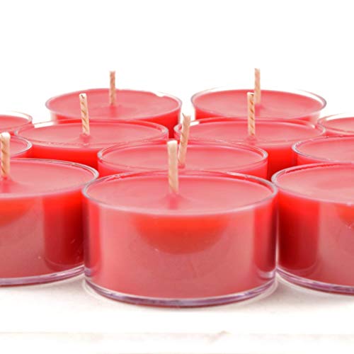 Cranberry Orange Marmalade - 12 Pack - Soy Tealight Candles - Red Tealight Candles - Highly Scented - Made With Soy Wax - Handmade In The Usa - Candeo Candle - Fall Scents #TOP1