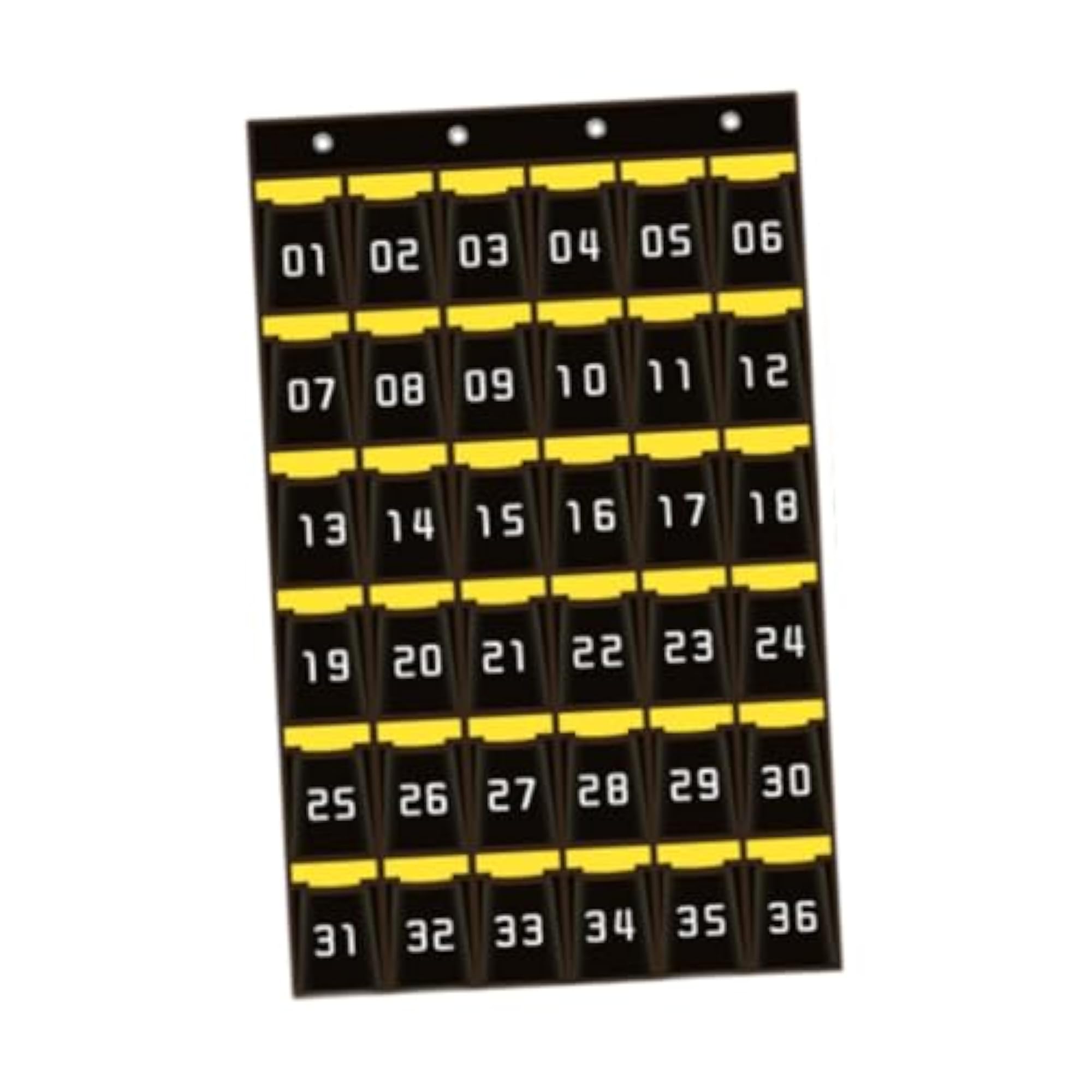 Classroom Pocket Chart Wall Hanging with Number Storage Bag