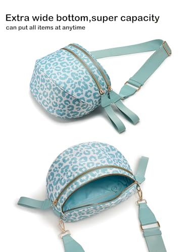 Image of FEIBOON Spacious Nylon Crossbody Bag Bum Bag Handbags Wallets Purses Trendy Shoulder Bag for Women