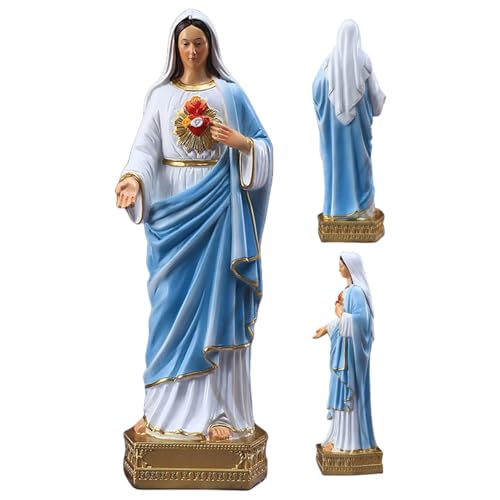 Statue de la Vierge réaliste pour coin prière et méditation - 6