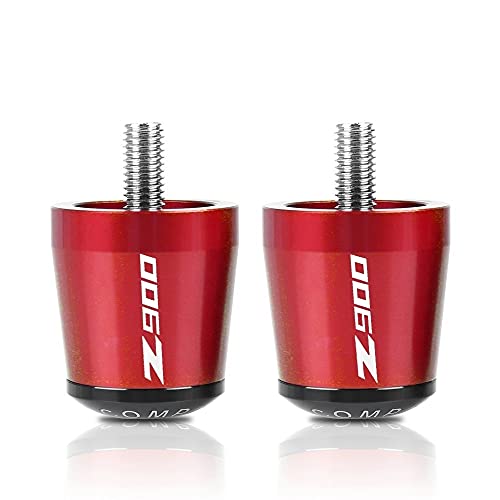 XJSM Prise de Courant Embouts De Guidon Accessoires Moto CNC Poignée Embouts De Guidon pour Kawasaki pour NINJA900 pour Ninja Z900 2017 2018 2019 2020 2021 (Color : Rosso) Cover
