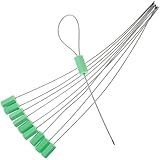 Étiquettes de sécurité autobloquantes – matériau de scellage inviolable, serrure en acier, revêtement abs et moulage en fer, étiquette de câble