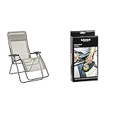 Produkt 2: Praktisches Tablett mit Getränkehalter zum einfachen Befestigen an Lafuma Relax-Liegestühlen