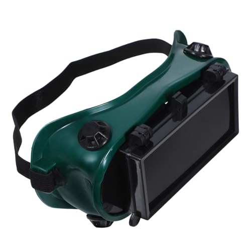 VALICLUD Adjustable Flip-up Welding Goggles Soft Frame Safety Glasses for Electric Gas Shielded Arc Welding and Grinding with Design Comfortable Fit Eye Protection