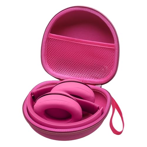 Image of Headphone Headset Case for Beats /JBL /JLab /TOZO /BERIBES /Picun /KVIDIO Noise Cancelling Over-Ear Foldable Headphone (Rose)