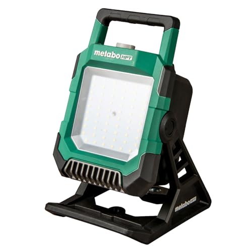 Image of Metabo HPT 18V MultiVolt Cordless 4,000 Lumen LED Work Light, High Brightness Light, Water and Dust Resistant, 36V/18V MultiVolt Lithium Ion Battery, Long Lasting, Multiple Mounting Options, UB18DCQ4