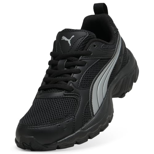 Puma Baskets MILENIO Tech LT JR, Noir et Argent, 38 EU